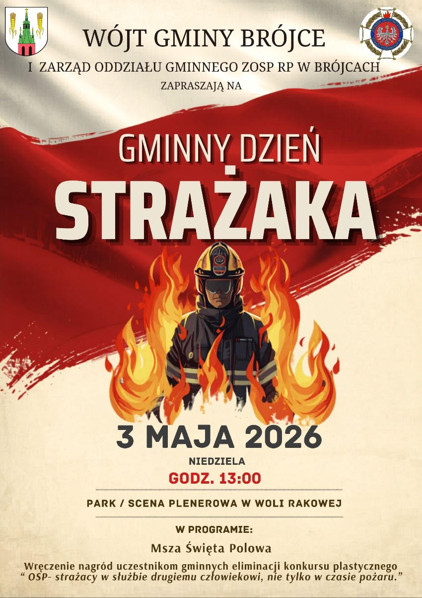 ZBLIŻA SIĘ VI EDYCJA GMINNEGO DNIA STRAŻAKA