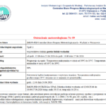Ostrzeżenie meteorologiczne Nr 59