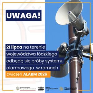 ĆWICZENIA SYSTEMU OSTRZEGANIA I ALARMOWANIA