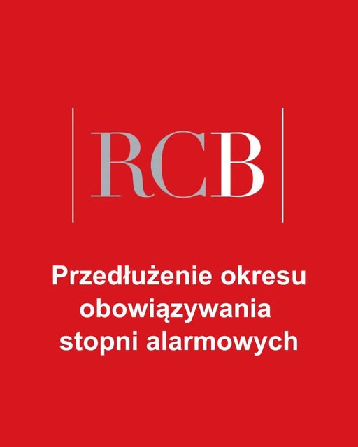 Przedłużenie obowiązywania stopni alarmowych (do 30 listopada 2026 r.)