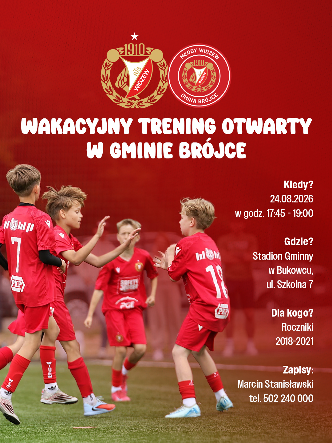 Wakacyjny trening otwarty w gminie Brójce
