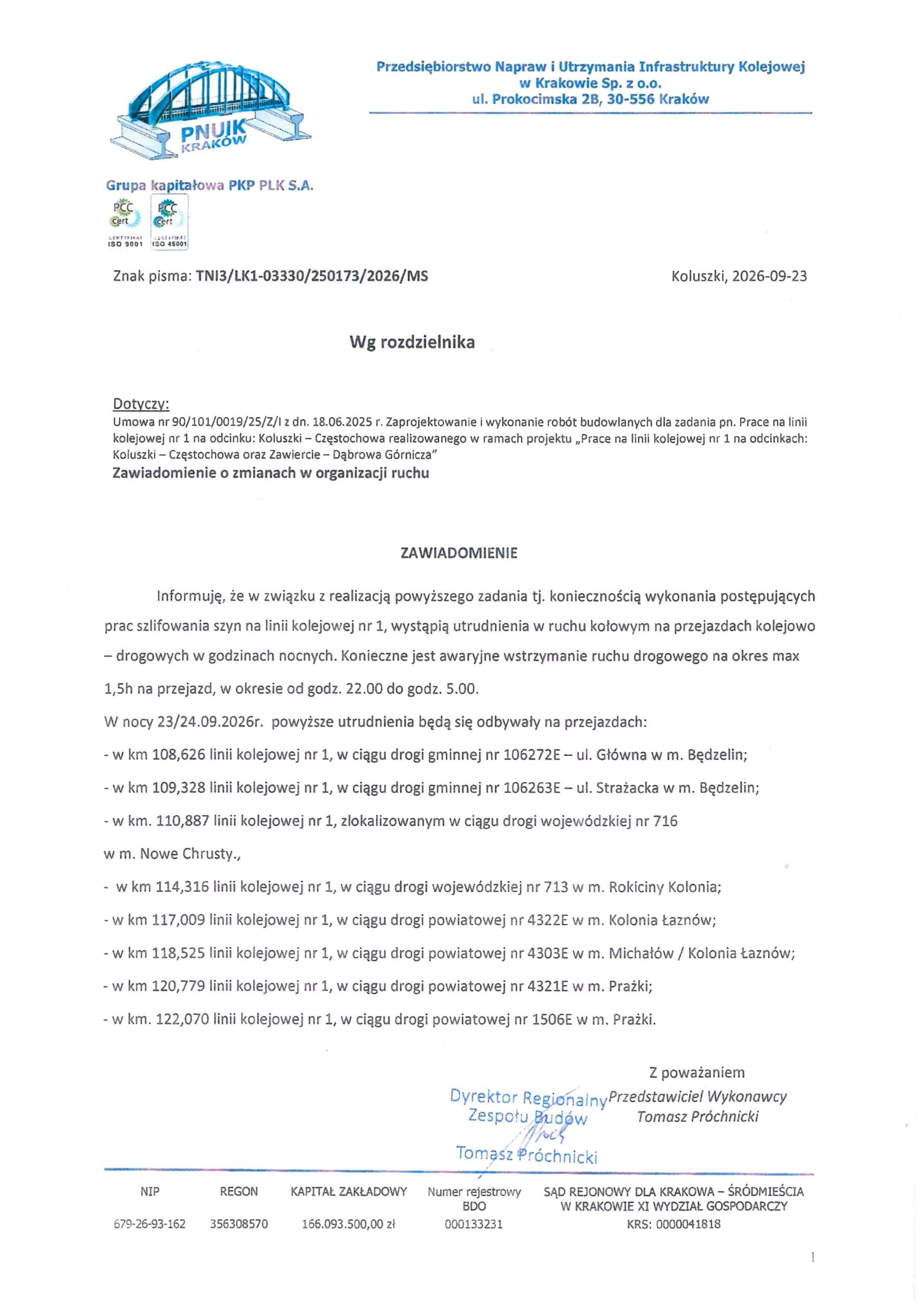 Zawiadomienie